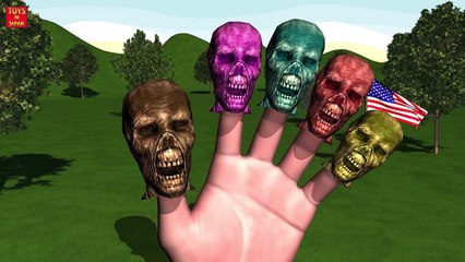 SKELETON - FISH CAN FLY Finger Family & MORE | Nursery Rhymes for Children | 3D Animation