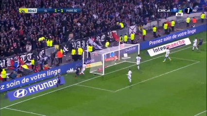 Edinson Cavani Goal HD - Lyon 1-2 PSG - 27.11.2016