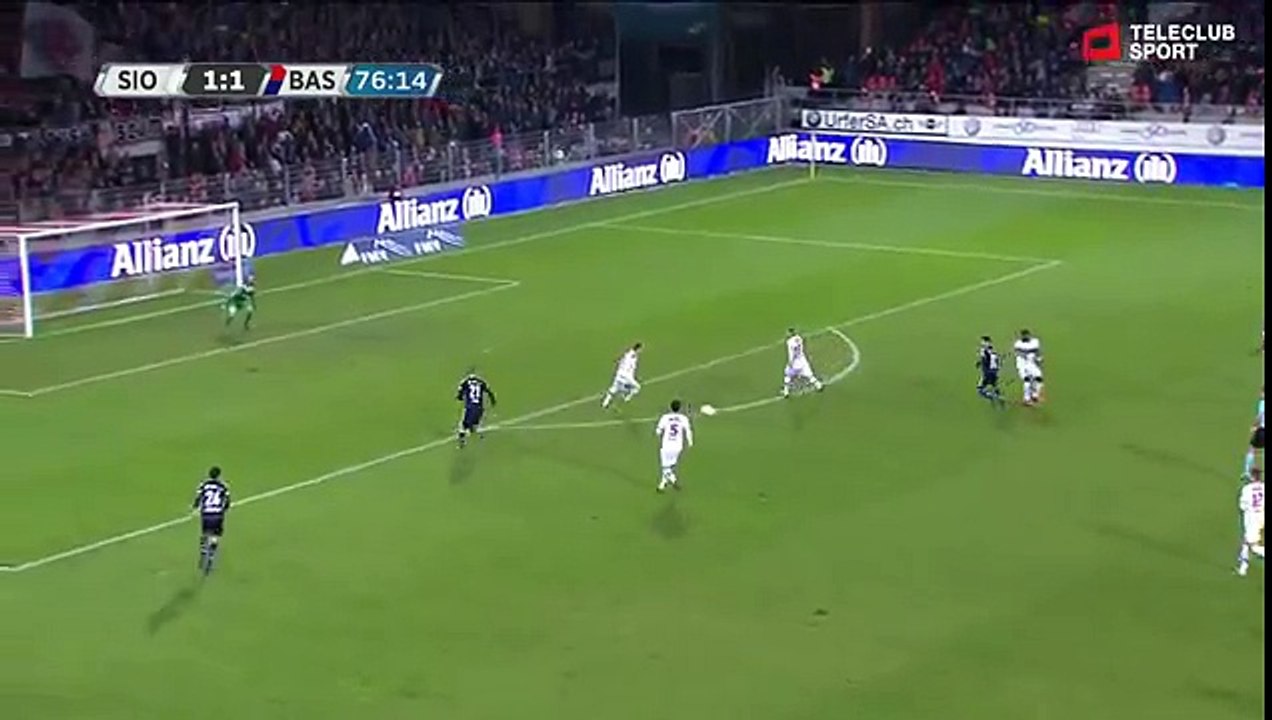 FC Sion 1:2 FC Basel (Swiss Super League 16. Runde 2016/2017 27.November 2016)