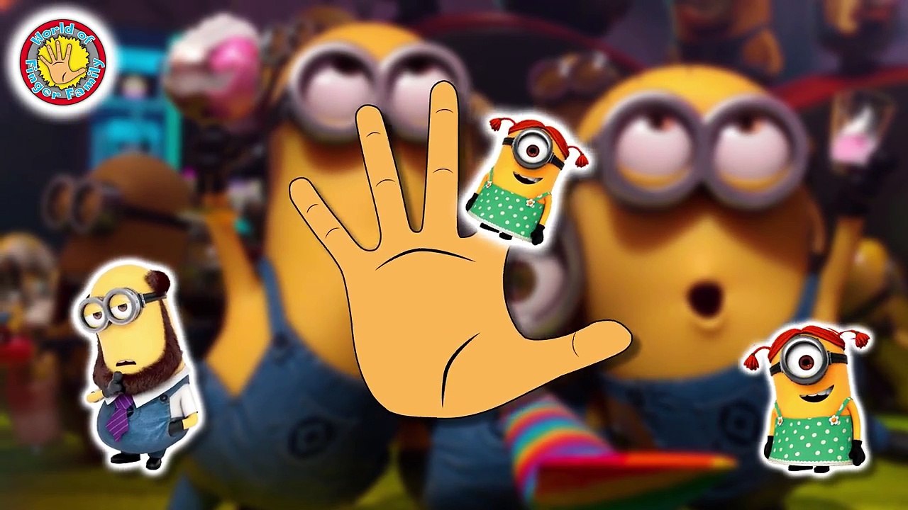 Minions Finger Family Nursery Rhymes. Minions Finger Family Lyrics