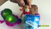 PLAY DOH SURPRISE EGGS OPENING Learn to Spell TOY Spot The Good Dinosaur ABC SURPRISES