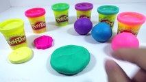 Glitter Play Doh Balls With Fruits Molds Fun for Kids - Playdough Creative for Children