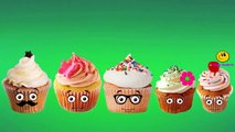 CupCakes Cartoons Finger Family Rhymes for Children | CupCakes Finger Family Children Nursery Rhymes