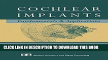 [READ] Mobi Cochlear Implants: Fundamentals and Applications (Modern Acoustics and Signal