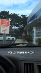 When You Try Too Hard To Poke Your A$$ Out Woman Has A Weird