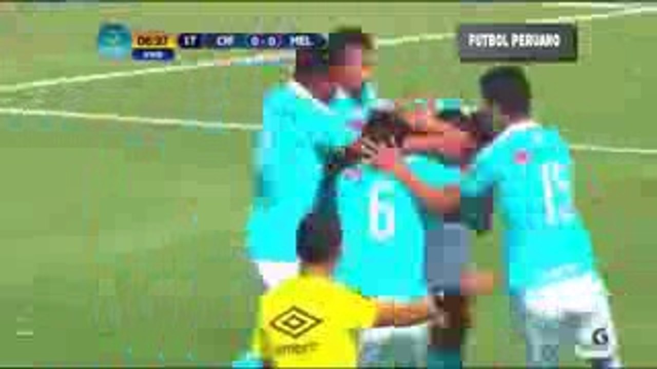Sporting Cristal 3-2 Melgar  Goles del Primer Tiempo Copa Movistar