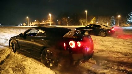 #Nissan GT-R & #BMW Drift
