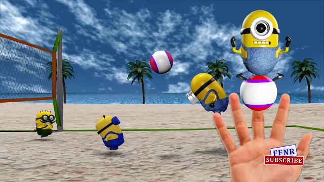 Learning Domestic Animals For Toddlers | Minions Finger Family Rhymes | Superheroes Banana Car Race