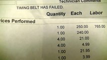 Honda timing belt replacement cost ! Why Honda Owners must replace timing belts every 60k miles