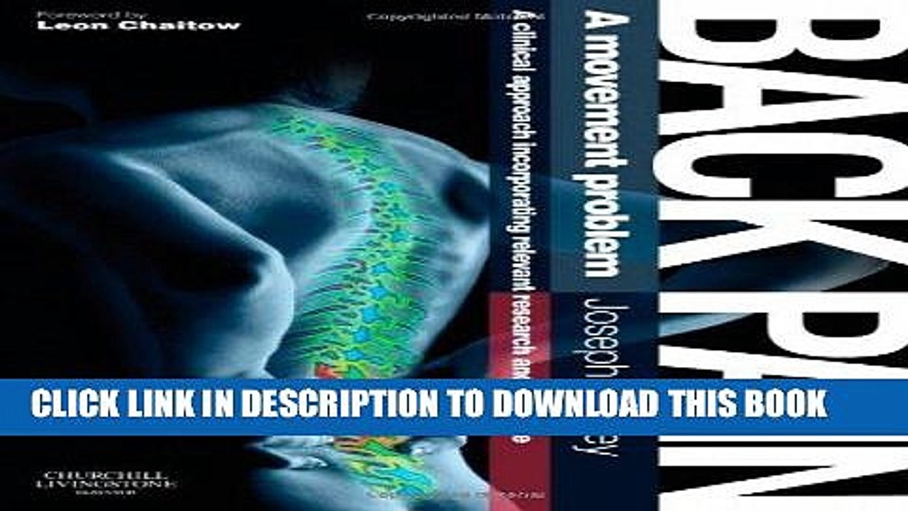 [READ] Kindle Back Pain - A Movement Problem: A clinical approach incorporating relevant research