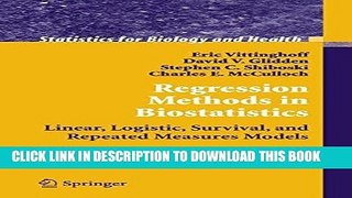 [READ] Mobi Regression Methods in Biostatistics: Linear, Logistic, Survival, and Repeated Measures