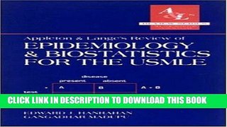 [READ] Mobi Appleton and Lange s Review of Epidemiology and Biostatistics for the USMLE Free