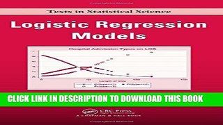 [READ] Mobi Logistic Regression Models (Chapman   Hall/CRC Texts in Statistical Science) Free