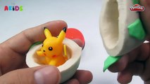 Unboxing 5 Pokemon Playdough Eggs Surprise Pikachu And More Fun Play And Creative For Kids