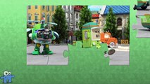 Мультик для самых маленьких - Пазлы для детей Робокар Поли - Car Puzzle Robocar Poli