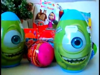 65 Surprise Eggs Unboxing 4 Episode Compilation Angry Birds Kinder Surprise