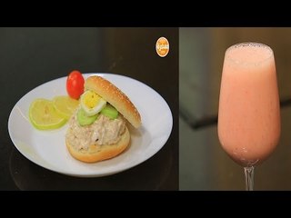 سندوتش تونة بالخضروات والبيض - عصير موز بعين الجمل | سندوتش وحاجة ساقعة حلقة كاملة