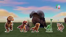 Daddy Finger where are you songs ♥ The Good Dinosaurios Family Finger #Daddy #Finger #Dinosaur 3D