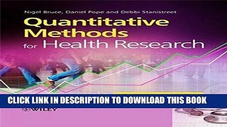 [READ] Mobi Quantitative Methods for Health Research: A Practical Interactive Guide to