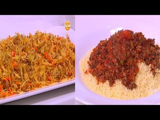 دجاج بالخضار والسمسم وحبة البركة - شعرية بالبطاطس المقلية والجزر والثوم  | على قد الأيد حلقة كاملة