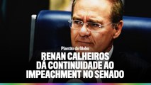 Plantão da Globo - Renan Calheiros dá continuidade ao Impeachment de Dilma Rousseff (09/05/16) [HD]