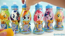 My Little Pony Suprise Toys in Drink and Play Apple Water Bottle FULL SET Figures