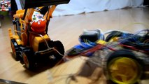 Excavator Construction Equipment Kinder Surprise Eggs Unboxing