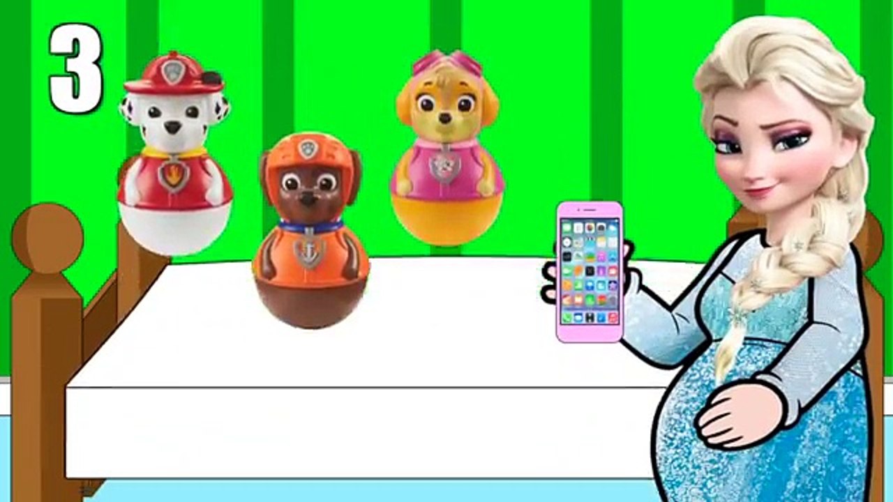 Five Little Paw Patrol Jumping on the Bed | 5 Little Monkeys Jumping on the bed Kids Nursery Rhymes