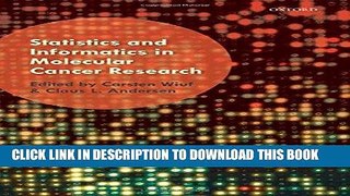 [READ] Kindle Statistics and Informatics in Molecular Cancer Research PDF Download