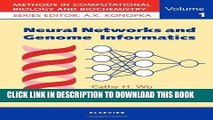 [READ] Kindle Neural Networks and Genome Informatics, Volume 1 (Methods in Computational Biology