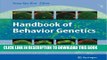 [READ] Mobi Handbook of Behavior Genetics Free Download