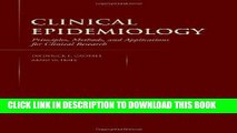 [READ] Kindle Clinical Epidemiology: Principles, Methods, And Applications For Clinical Research