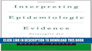 [READ] Kindle Interpreting Epidemiologic Evidence (Monographs in Epidemiology and Biostatistics