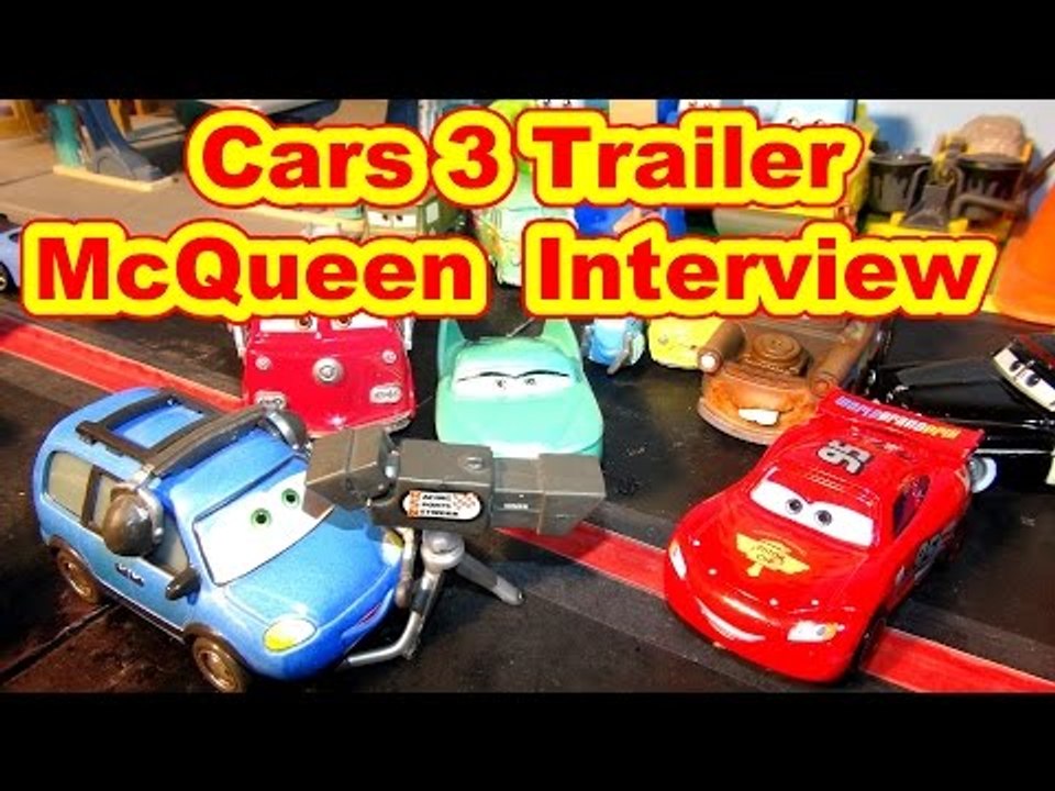 Pixar Cars 3 Lightning  McQueen Trailer Interview with Chuck Choke Cables