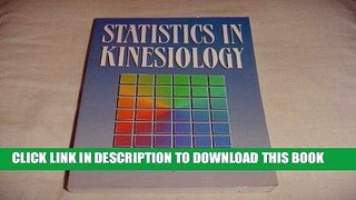 [READ] Kindle Statistics in Kinesiology Free Download