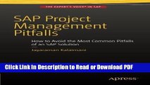 PDF SAP Project Management Pitfalls: How to Avoid the Most Common Pitfalls of an SAP Solution Book
