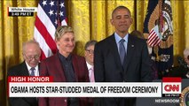 Ellen DeGeneres tears up receiving Medal of Freedom