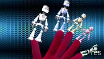Robot Cartoon Finger Family Rhymes For Children | Popular Animated Nursery Rhymes For Kids