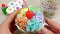 DIY How To Make Food Sample Making Kit Shaved Ice Rainbow Toys nursery rhymes Bob The Train song