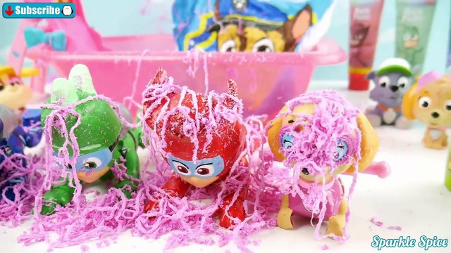PJ Masks Toys Color Paint Changers Bath Paint Paw Patrol Best Learning Video for Kids Water Toy