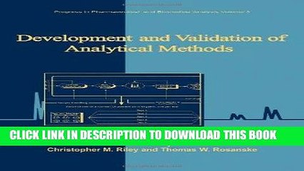 [READ] Mobi Development and Validation of Analytical Methods, Volume 3 (Progress in Pharmaceutical