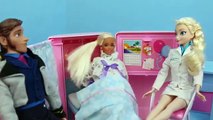 Barbie Pregnant Baby Birth Story 3 Doctor Elsa DisneyCarToys Disney Frozen Prince Hans Baby