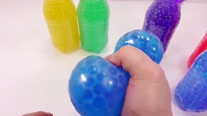 Descargar video: Tip How To Make Colors Orbeez Squishy Stress Ball Balloons Learn Colors For Kids Slime Clay