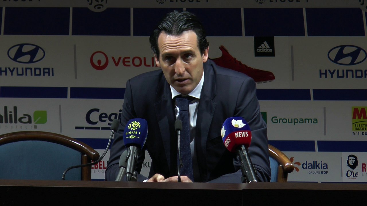 OL - PSG: conférence daprès match de Unai Emery