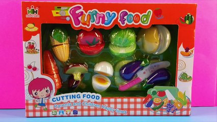 Velcro Toy Cutting Vegetables Super Food Playset Kitchen