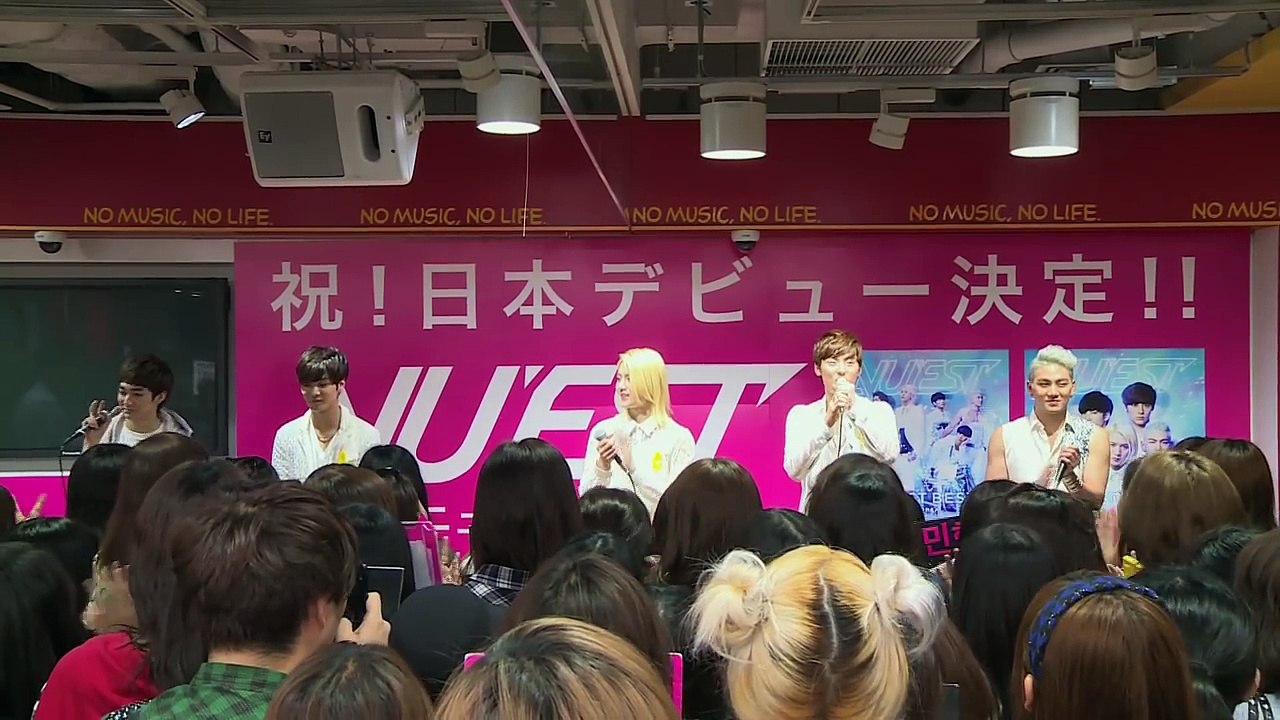 140526 NU'EST 뉴이스트 타워레코드 시부야