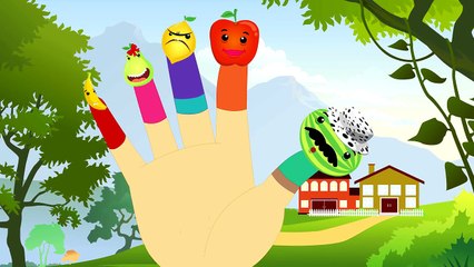 Fruity Fingers! Fruit Finger Family. Funny Fruit Song