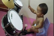 Baby Drumming Concert-Fun,with Diaper Drummer Boy,Drums Fashion-8PcetwAsmvY
