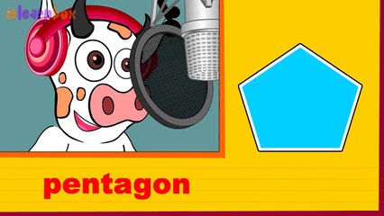 Learn Shapes! Singing Cow Shapes for Kids