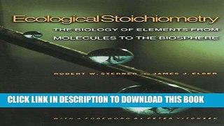 [READ] Mobi Ecological Stoichiometry: The Biology of Elements from Molecules to the Biosphere